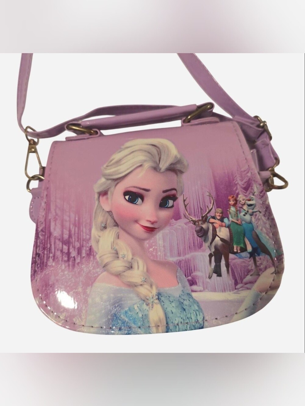 Frozen Elsa Purple Girls Crossbody Bag